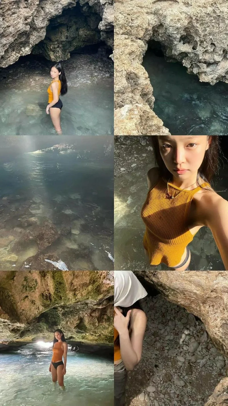 Hình Jennie bikini cực đẹp nghệ thuật