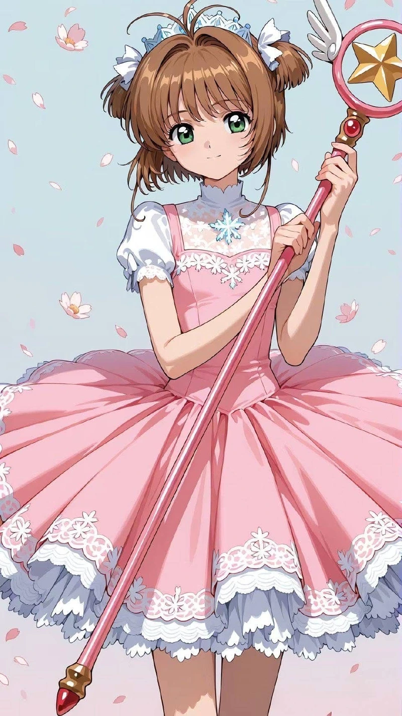 Hình ảnh Sakura mang phong cách nữ sinh rất trẻ trung