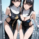 Hình ảnh nun manga nude vòng 1 khủng hút hồn