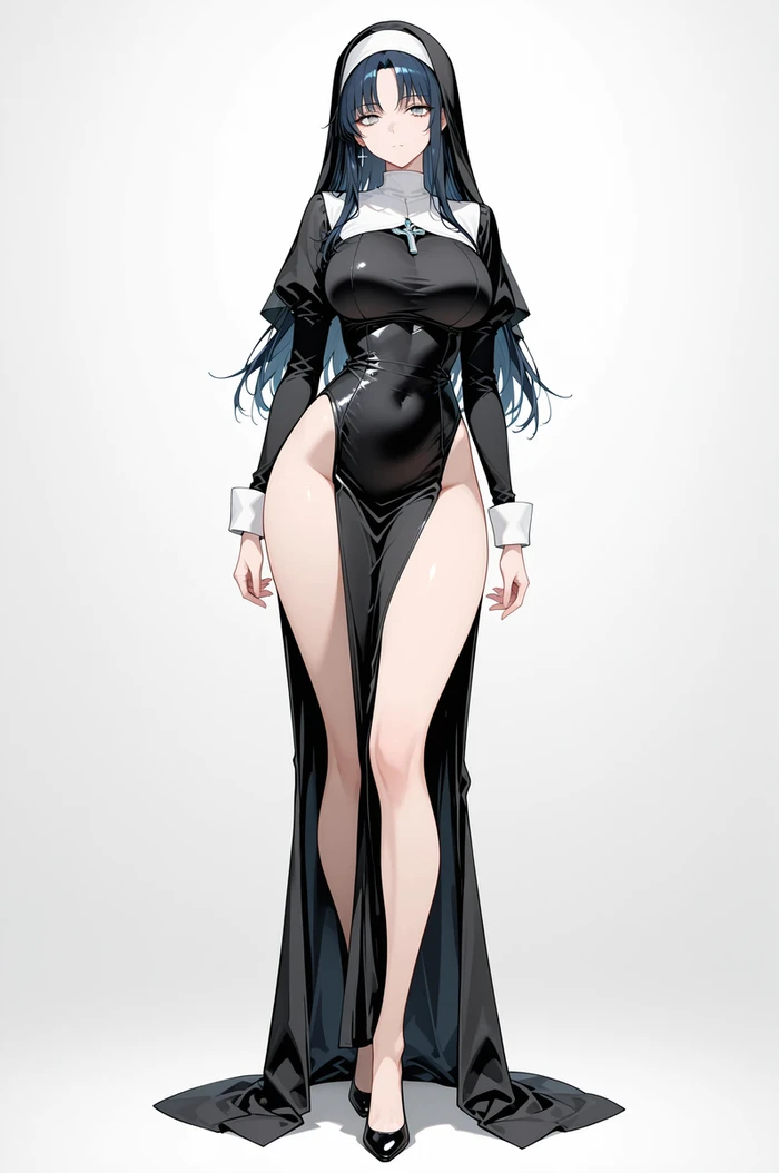 Hình ảnh nun manga sexy vòng 1 khủng quyến rũ