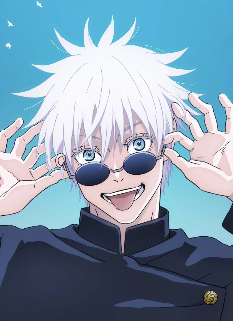 Hình anime Gojo mang vẻ ngoài cá tính đầy sức hút