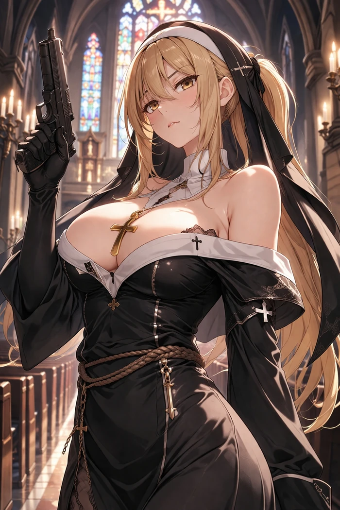 Hình hentai nun nude đít tròn hút hồn người xem