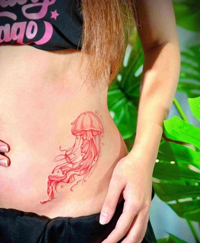 Mẫu xăm bụng nữ giúp tôn lên đường cong cơ thể quyến rũ
