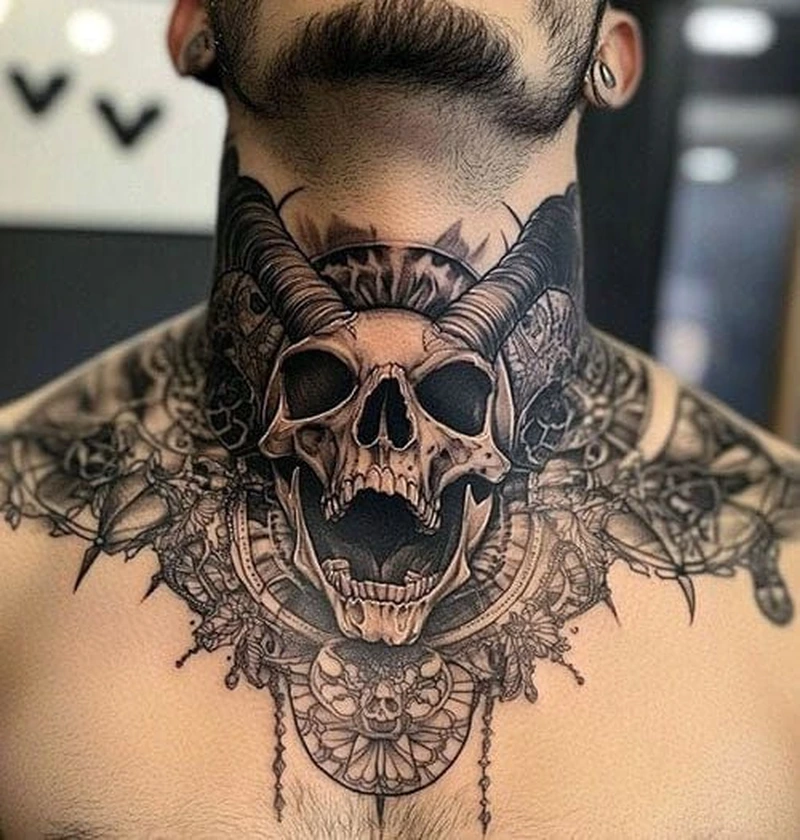 Phong cách xăm cổ giúp thể hiện gu thẩm mỹ riêng