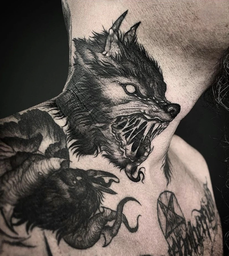 Tattoo cổ mang nét nghệ thuật độc đáo đầy cuốn hút