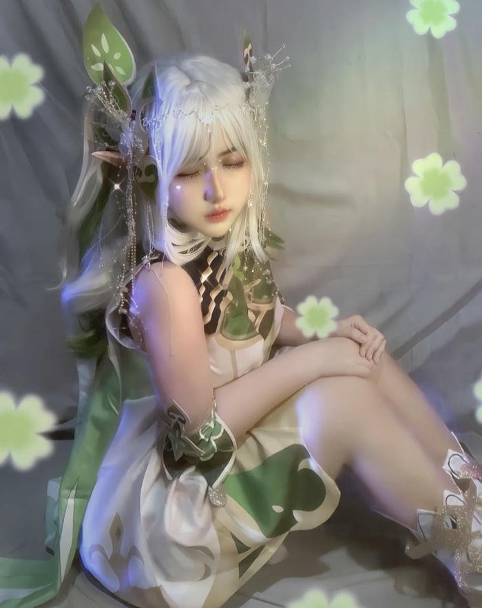 ảnh cosplay nahida tạo hình xinh