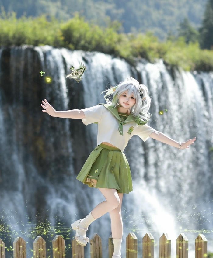 hình ảnh nahida cosplay nghệ thuật