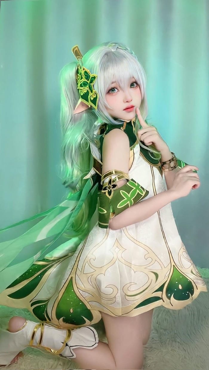hình ảnh nahida cosplay nữ thần