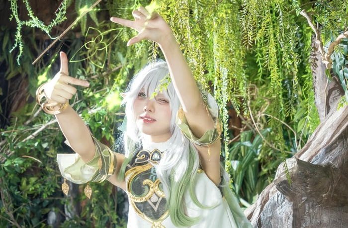 hình ảnh nahida cosplay trang nhã