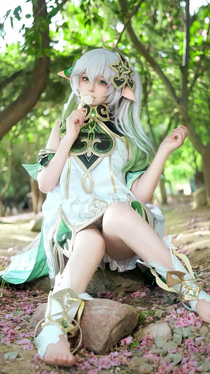 hình ảnh nahida cosplay xinh đẹp