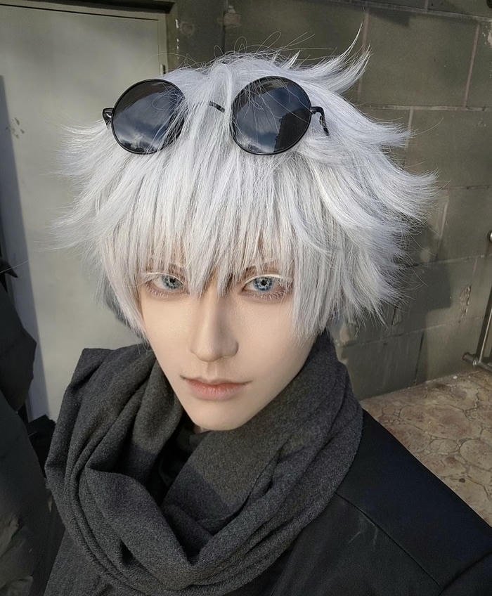 hình cosplay gojo ánh nhìn lạnh