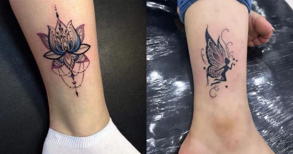hình xăm chân nữ thumbnail