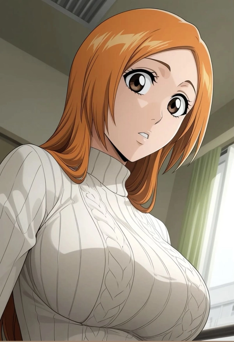 Ảnh Inoue Orihime mang vẻ đẹp dịu mắt đầy thanh thoát