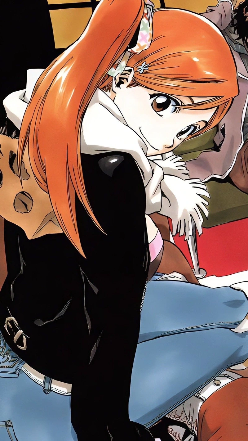 Ảnh Inoue Orihime tạo cảm giác thân thiện qua nụ cười