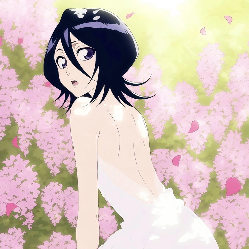 Ảnh Kuchiki Rukia mang nét cô độc của nữ chiến binh