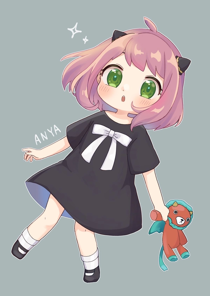 Ảnh anime Anya mang nét anime Nhật rất đầy vui vẻ
