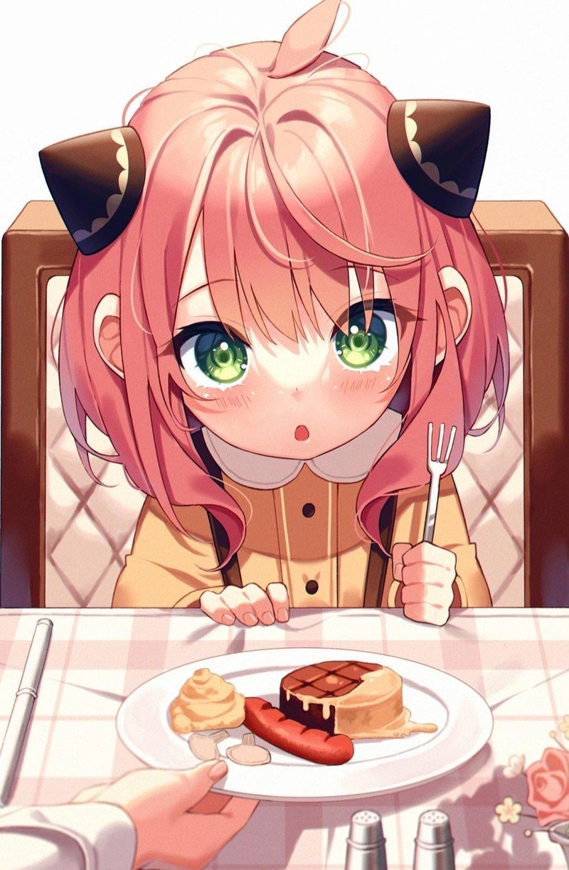 Ảnh anime Anya mang vẻ đáng mến cùng nét hoạt bát