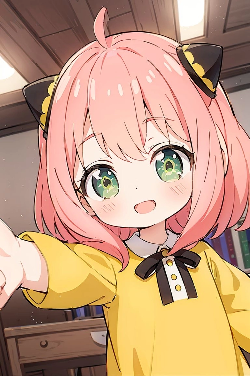 Ảnh anime Anya tạo dấu ấn bằng biểu cảm đáng yêu