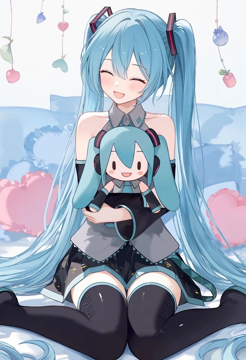 Ảnh anime Miku mang khí chất trẻ trung đầy năng lượng