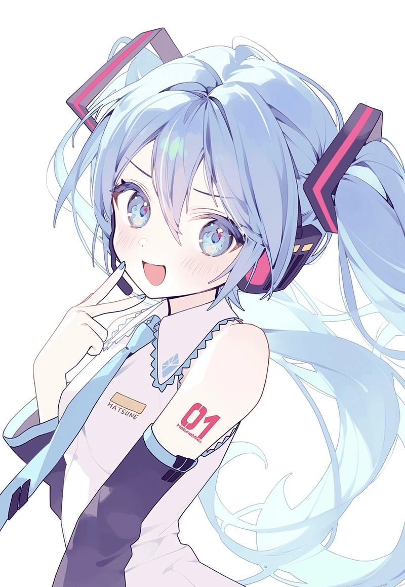 Ảnh anime Miku mang nét ngây thơ cùng cảm giác nhẹ nhàng