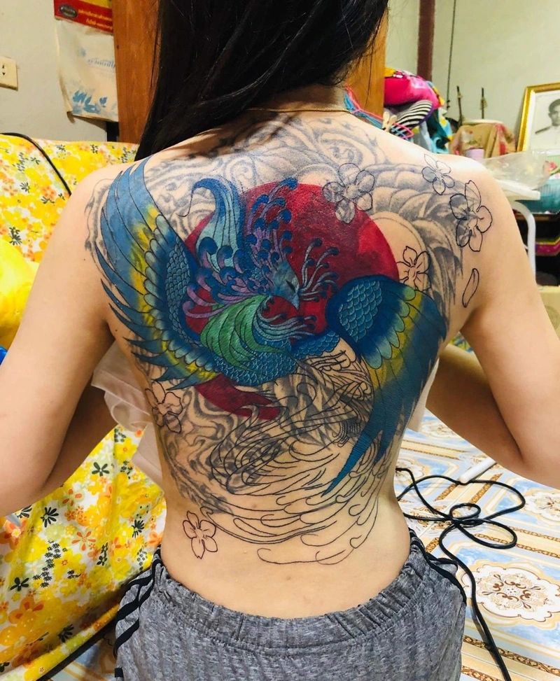 Ảnh mẫu hình xăm full lưng nữ được nhiều người tìm kiếm