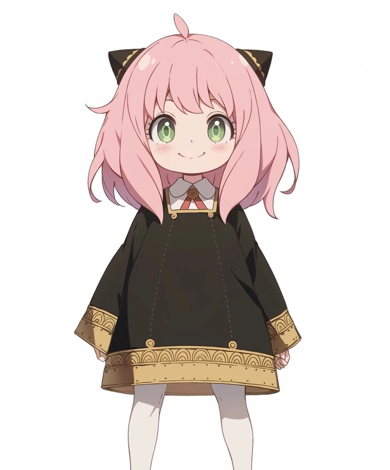 Anime Anya sở hữu mái tóc hồng đầy nét nổi bật