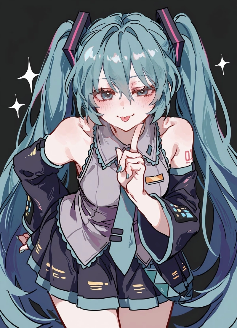 Anime Miku mang khí chất idol rất nổi bật nhẹ nhàng