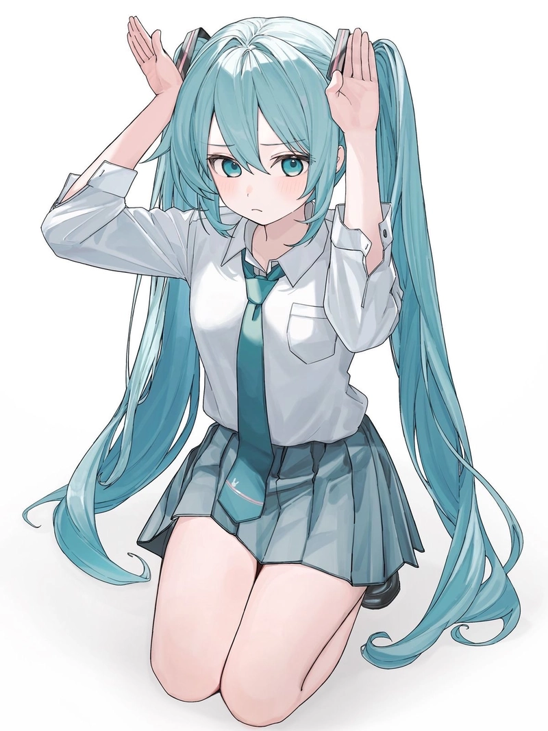 Anime Miku mang vẻ ngoài hoạt bát đầy cảm giác vui tươi