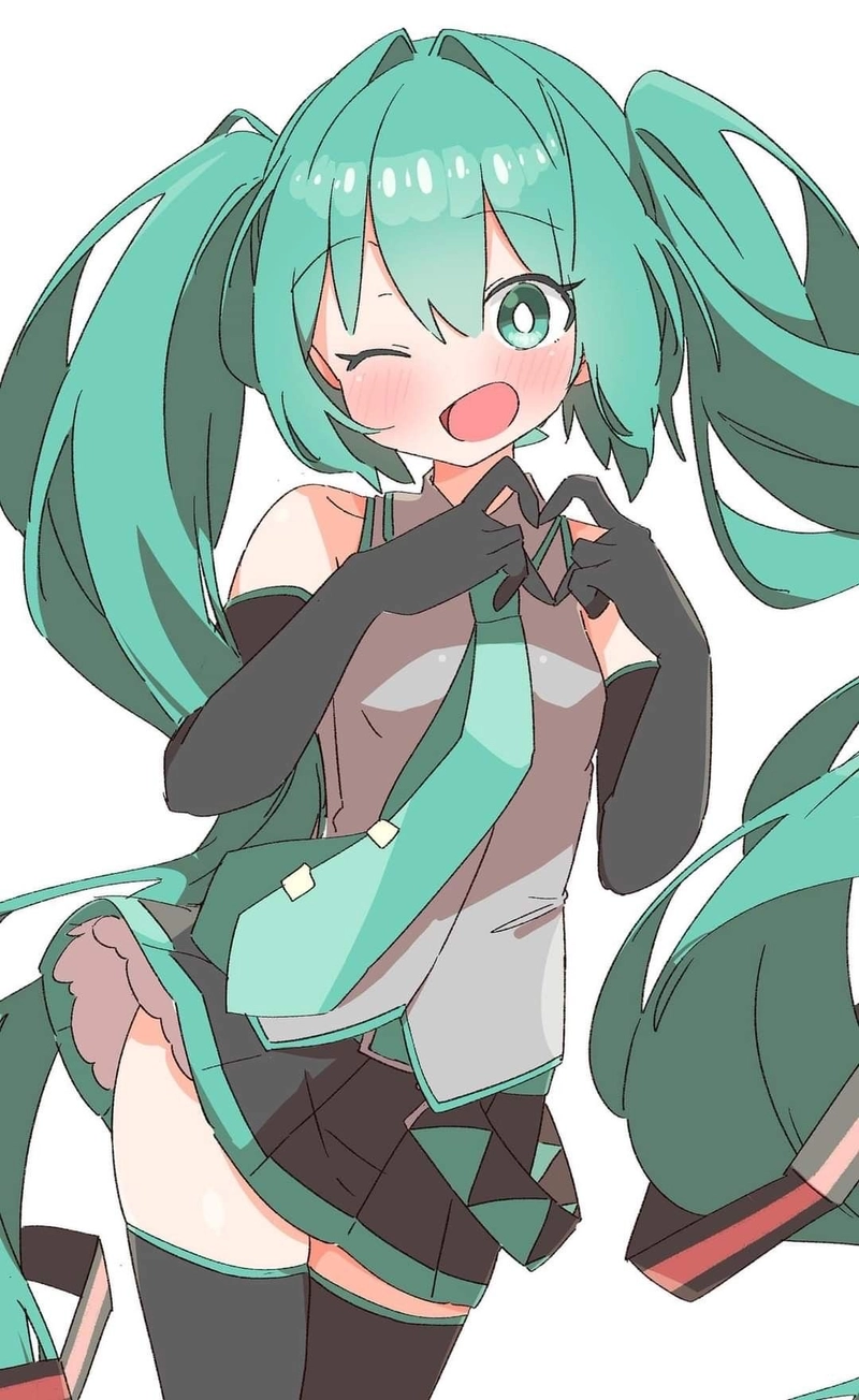 Anime Miku mang vẻ trẻ trung rất đầy sức sống riêng