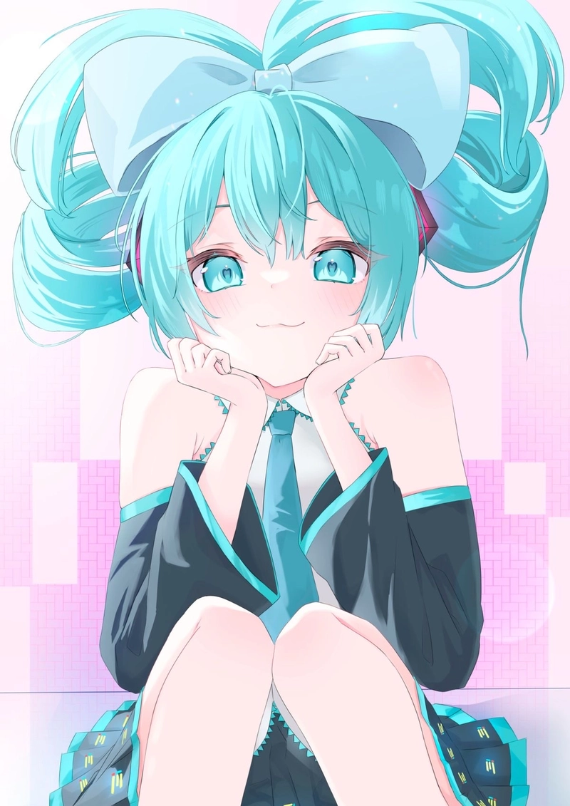 Anime Miku sở hữu nụ cười sáng rất dễ yêu thích