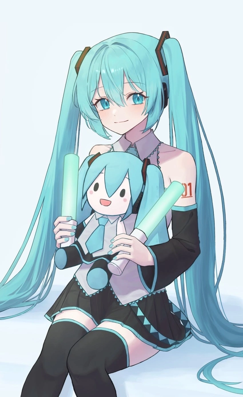 Anime Miku sở hữu vẻ đáng yêu rất nổi bật riêng biệt