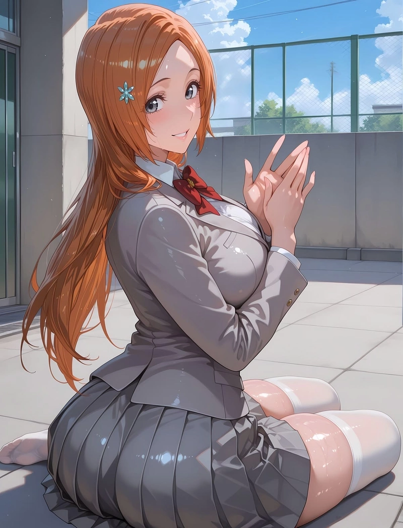Hình Inoue Orihime mang vẻ hiền hòa rất đầy cuốn hút