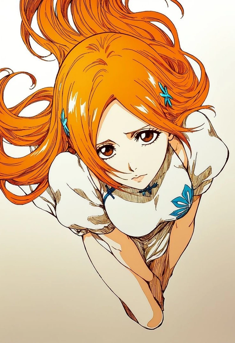 Hình Inoue Orihime mang vẻ ngây thơ rất đáng yêu riêng