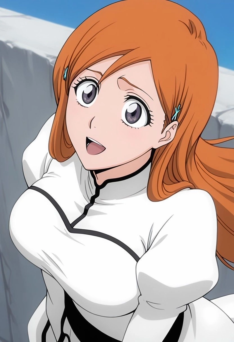 Hình Inoue Orihime mang vẻ nữ tính rất đầy sức hút