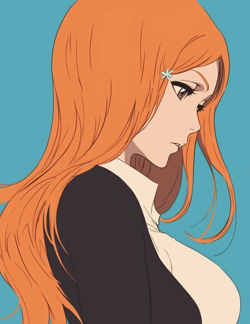 Hình Inoue Orihime sở hữu nụ cười tươi rất dễ mến