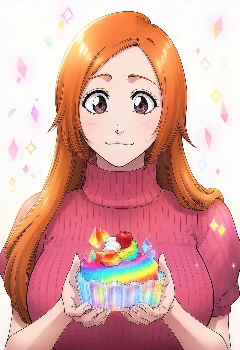 Hình Inoue Orihime sở hữu vẻ nhẹ nhàng đầy cảm xúc
