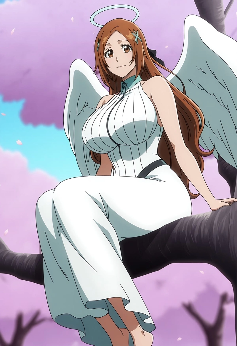 Hình Inoue Orihime tạo cảm giác an yên qua ánh nhìn