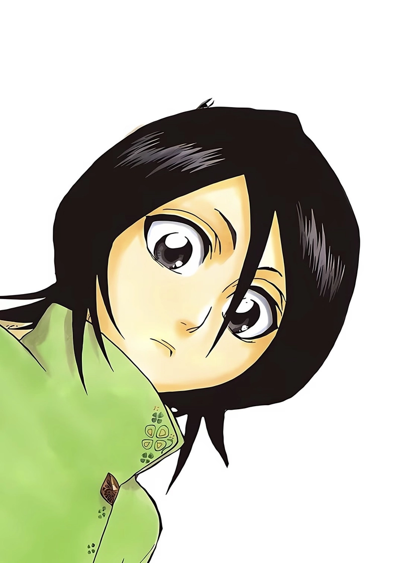 Hình Kuchiki Rukia mang nét trầm lặng cùng vẻ sắc lạnh