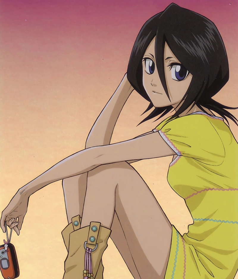 Hình Kuchiki Rukia mang vẻ giản dị nhưng rất nổi bật