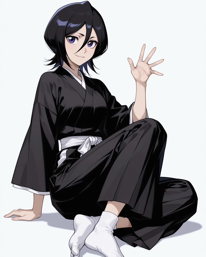 Hình Kuchiki Rukia mang vẻ lạnh cùng nét đầy thu hút
