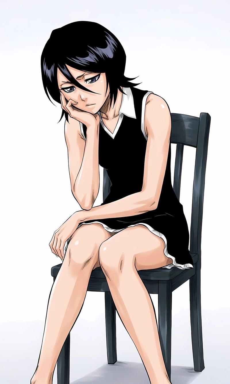 Hình Kuchiki Rukia tạo cảm giác lạnh giá qua vẻ ngoài