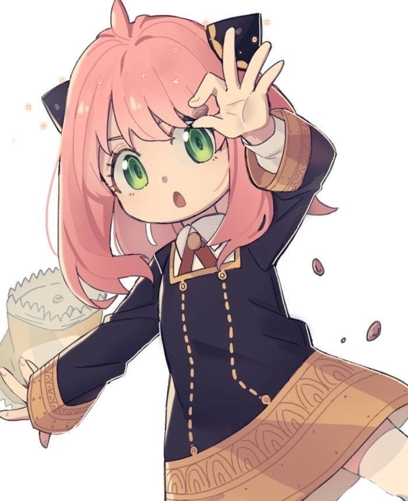 Hình anime Anya mang cảm giác nhẹ nhàng rất dễ yêu thích