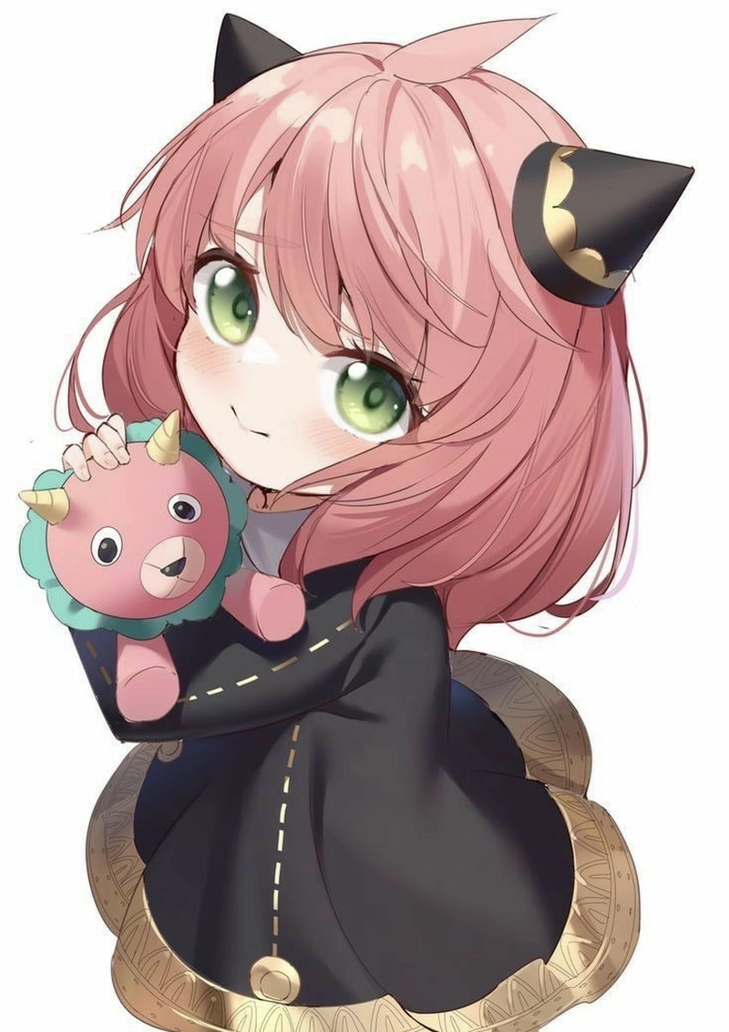 Hình anime Anya tạo điểm nhấn bằng ánh mắt long lanh