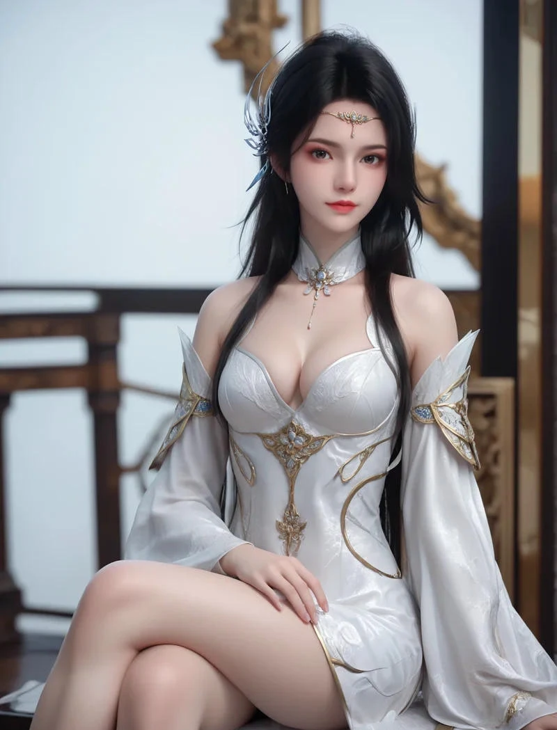 Hình sex 3D Huyền Y nóng bỏng quyến rũ
