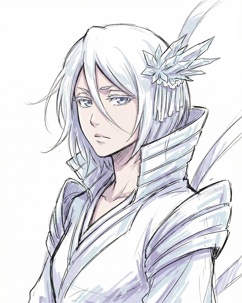 Kuchiki Rukia mang khí chất trầm ổn qua ánh mắt sắc