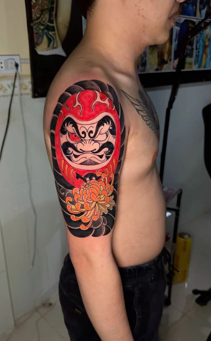 Mẫu tattoo mini ở tay cho nam phong cách hiện đại đẹp