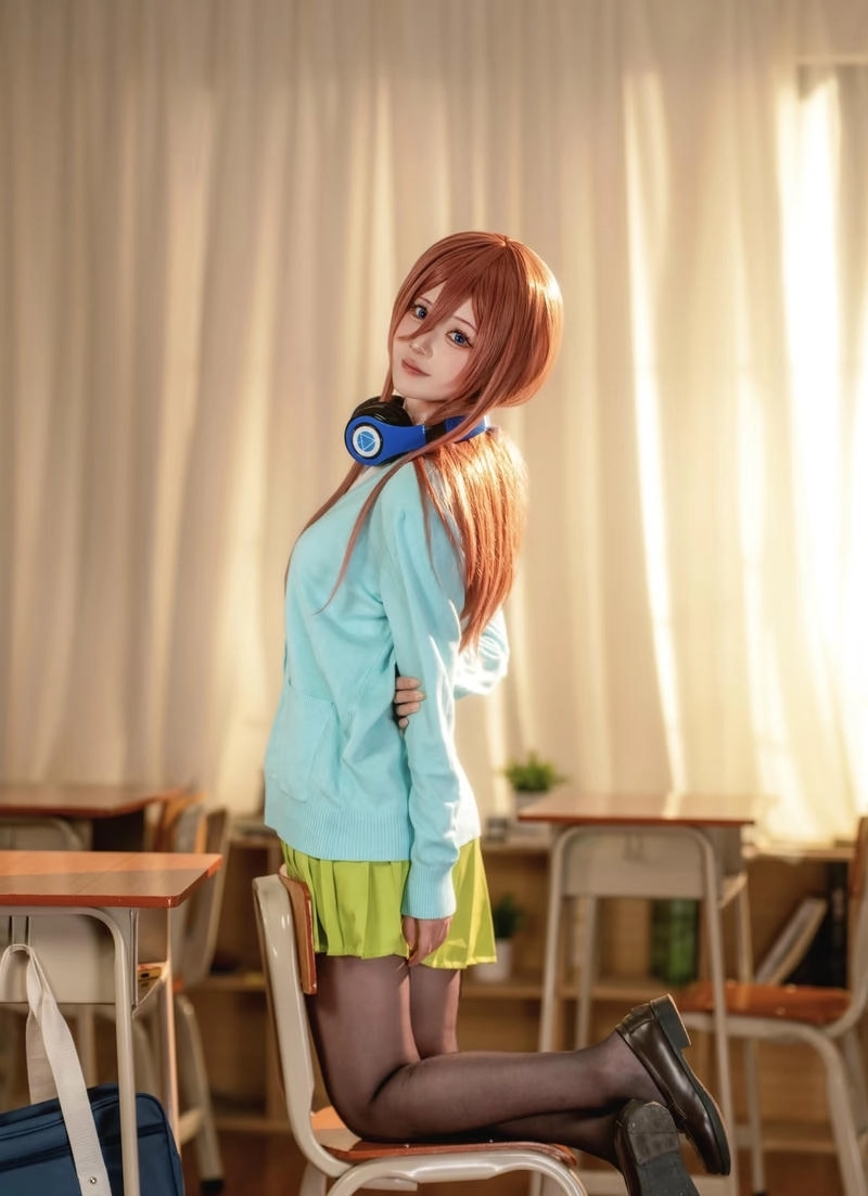 Nét dịu dàng chuẩn Nhật trong ảnh miku nakano cosplay