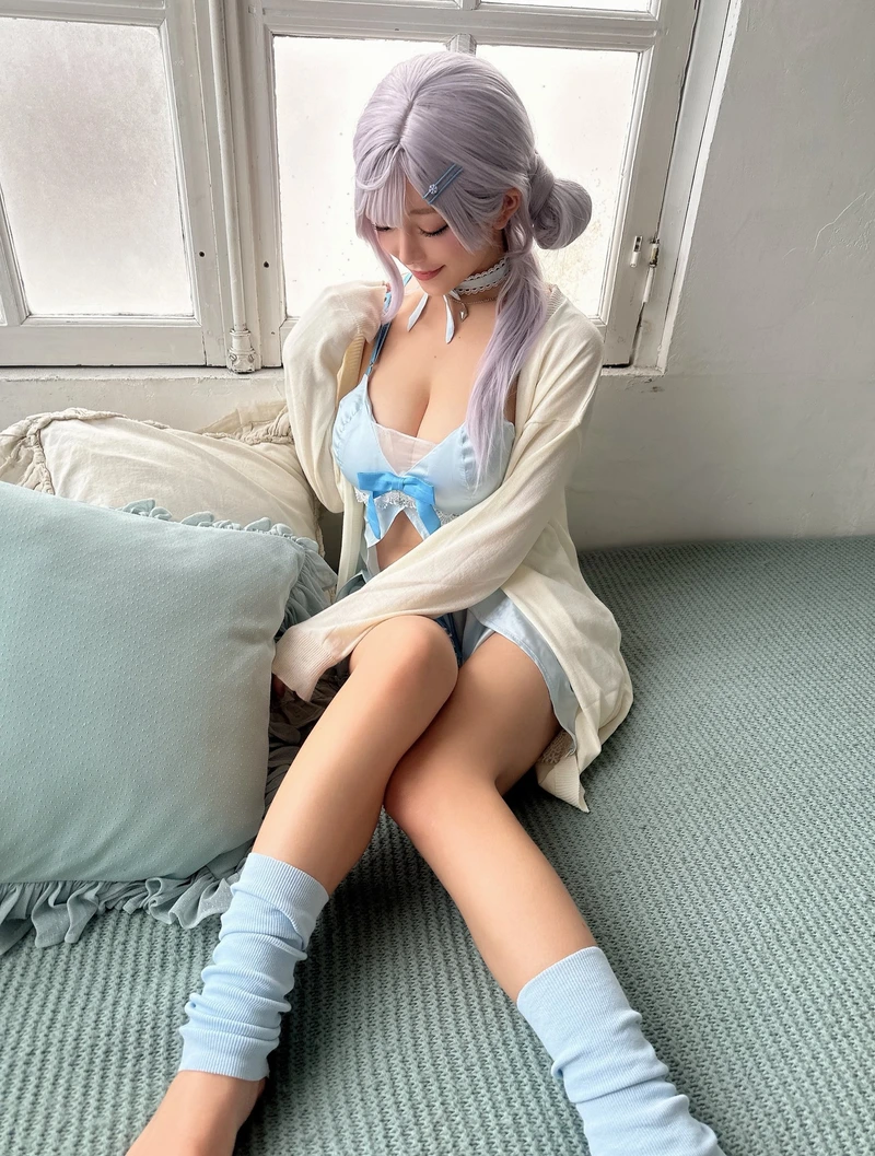 Nozomi Arimura bikini sexy cute bên cửa sổ