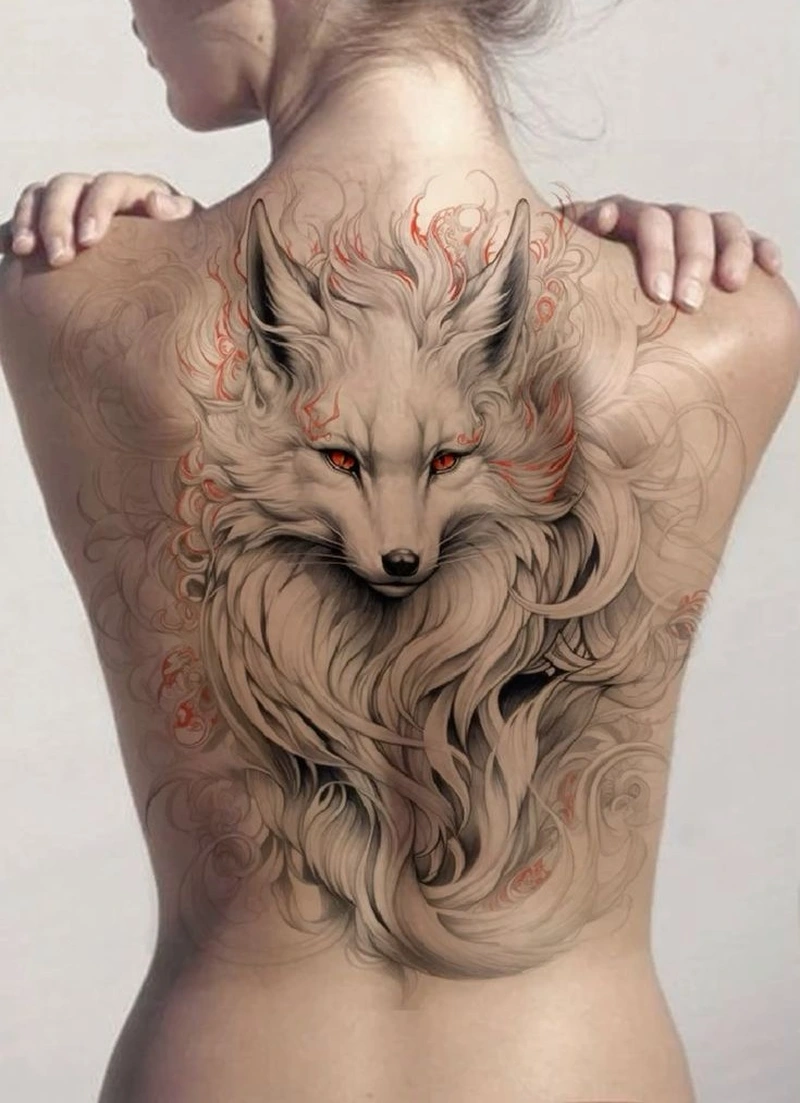 Sưu tập tattoo đẹp dành cho người yêu hình xăm lưng nữ