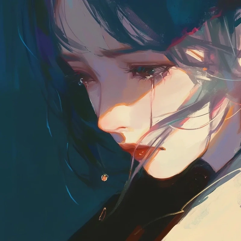 ảnh anime buồn phong cách điện ảnh